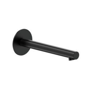Herzbach Siro wall spout 30.120200.1.12 round straight, matt black