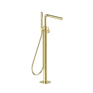Herzbach Siro floor-standing bath mixer 30.120207.1.03 gold