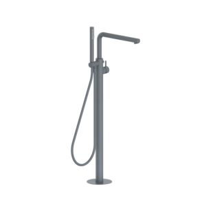 Herzbach Siro floor-standing bath mixer 30.120207.1.06 gray matt