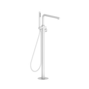 Herzbach Siro floor-standing bath mixer 30.120207.1.07 matt white