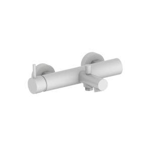 Herzbach Siro mélangeur de bain 30.120215.1.07 apparent, blanc mat