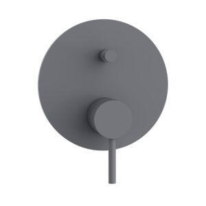 Herzbach Siro bath fitting 30.120305.1.06 matt gray, concealed fitting