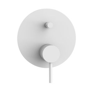 Herzbach Siro bath fitting 30.120305.1.07 matt white, concealed fitting