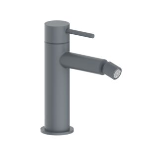 Raccord de bidet Herzbach Siro 30.120360.1.06 avec garniture de vidage , gris mat