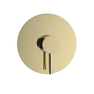 Herzbach Siro shower fitting 30.120555.1.03 gold, concealed fitting