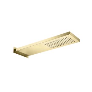 Douche de pluie murale Herzbach LIVING SPA 30.661700.1.03 537x165mm PVD or