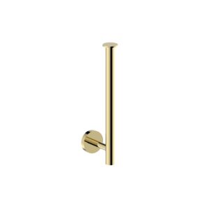 Herzbach Living spare paper roll holder 30.815050.1.03 for 2 rolls, wall mounting, PVD gold