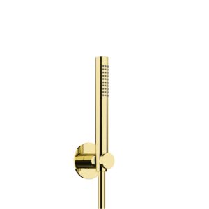 Herzbach LIVING SPA Wannenset Halter 70 rund 30.914000.1.03 Stabhandbrause 1500mm PVD Gold