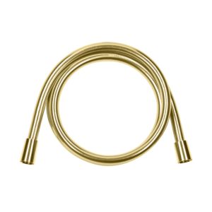 Flexible de douche Herzbach Living Spa 30.935300.1.03 150 cm 1500 mm, 1/2&quot;, plastique lisse, revêtement PVD or