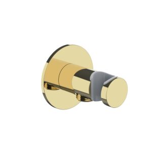 Herzbach LIVING SPA connection bend 70 30.995200.1.03 with cone holder round PVD gold