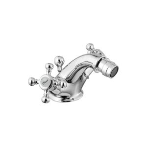 Herzbach Anais Bidetarmatur 32463000101 chrom, mit Ablaufgarnitur