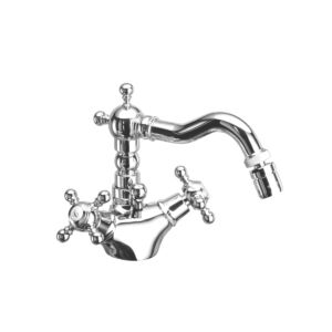 Herzbach Anais Classic Bidetarmatur 32463000201 mit Ablaufgarnitur, chrom