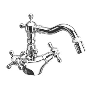 Herzbach Anais Classic Bidetarmatur 32463000205 mit Ablaufgarnitur, bronze