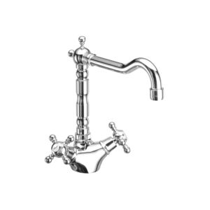 Herzbach Anais Classic two- Herzbach Anais Classic 32.471000.2.01 chrome, swiveling spout