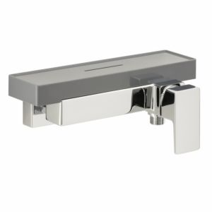 Herzbach Ceo Duschmittel-Ablage 36.220120.1.09 260 x 68 mm, Oberfläche Kunststoff grau