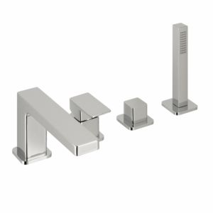 Herzbach Ceo final assembly set 36.220250.1.01 four-hole bath fitting, chrome