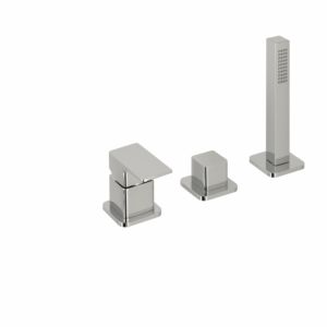 Herzbach Ceo final assembly set 36.220250.2.01 bath three-hole fitting, chrome