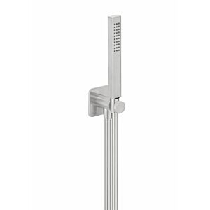 Ensemble de bain Herzbach Ceo 36.630422.1.14 avec support à sept cônes ronds, finition en acier inoxydable