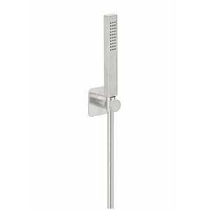 Ensemble de bain Herzbach Ceo 36.630423.1.14 avec support à sept cônes ronds, finition en acier inoxydable