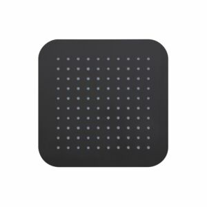 Herzbach Deep Black Regenbrause 36.672200.1.12 220 x 220 mm, schwarz matt