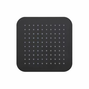 Herzbach Deep Black Regenbrause 36.672200.1.12 220 x 220 mm, schwarz matt