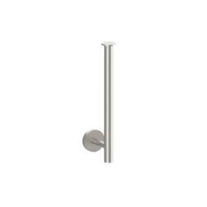 Herzbach Living porte-rouleau de papier de rechange 36.815050.1.14 pour 2 rouleaux, montage mural, finition inox