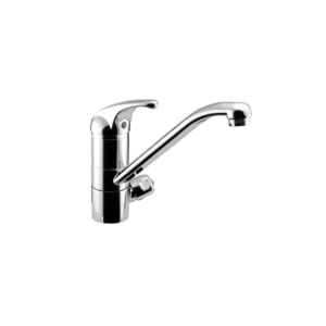 Herzbach Largo single-lever sink mixer 52.145300. 2000 chrome, swiveling spout 135 degrees