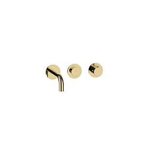Herzbach MODUL7 PUSH TA washbasin 70.701603.1.03 wall mixer finish set 160mm PVD Gold
