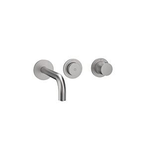Herzbach MODUL7 PUSH TA washbasin 70.702103.1.09 wall mixer finish set 210mm stainless steel