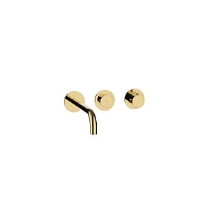 Herzbach MODUL7 PUSH TA washbasin 70.702403.1.03 wall mixer finish set 240mm PVD Gold
