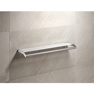 Hewi System 900 shelf 900.03.000XA Halter Stainless Steel polished matt, with handle, 720x188mm