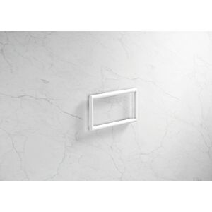 Hewi Système 900 Anneau porte-serviette 900.09.00260 DX Acier inoxydable thermolaqué blanc mat profond, fermé