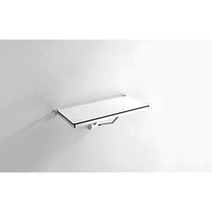 Hewi siège de System 900 rabattable match0 900.51.21240 842 x 359 mm, rectangulaire, poli