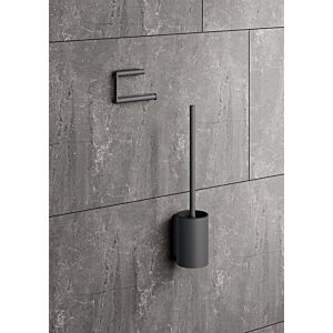 Hewi System 900 WC brush set 900.20.00060SC made of Stainless Steel , powder-coated, dark gray, deep matt pearl mica, d = 89mm, 400x108mm