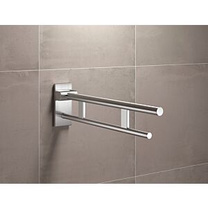 Hewi System 900 mobile support arm 900.50.402XA projection 700 mm, Stainless Steel ground matt