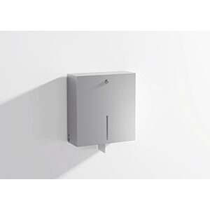 Hewi System 900 WC-Großrollenhalter 900.21.001XA aus Edelstahl, matt geschliffen, Wandmontage