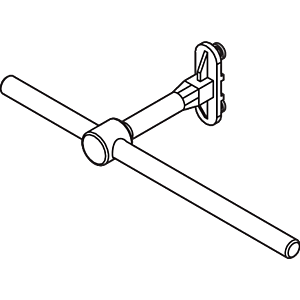 Hewi 802 Clé d&#39;assemblage LifeSystem 802.50.E04 pour bras de support 802.50 ...