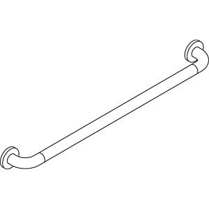 Hewi 801 bath handle 801.36.16098 800 mm, signal white