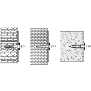 Hewi 801/805 accessoire BM11. 801 . 801 vis spéciale M 10 x 30, pour appui dorsal d&#39;un côté