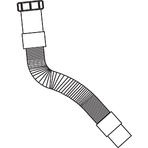 Hewi S 50 flexible hose 65059 McAlpine FYNE 240 x 40 comp