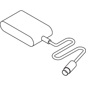 Hewi S 50 récepteur 65057 pour Module WC réglable en hauteur