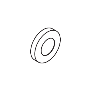 Hewi System 900 Rosettenkappe 66759 Edelstahl verchromt, d= 67mm