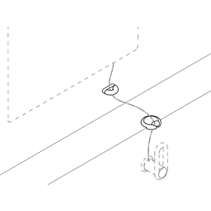 Hewi Seilumlenkung 5443698 signalweiß