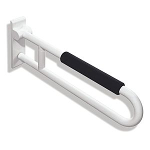 Hewi 801 rail de support Hewi 801.50.20197 600 mm, gris clair, avec coussinets noirs