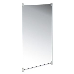 Hewi 801 wall mirror 801.01.30033 600x1200x6mm, with holders, rubinrot