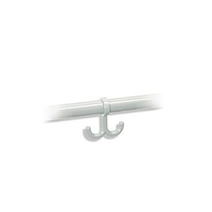 Hewi 801 Hewi cloakroom hook 33.170097 light gray, movable