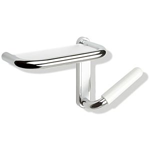 Hewi 802 LifeSystem Spiegelablage 802.03.W110L98 signalweiß, White Edition, links, Kunststoff