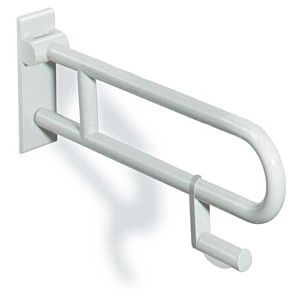 Hewi 801 upgrade WC match1 WC holder 801.50.01097 integrated roller brake, light gray