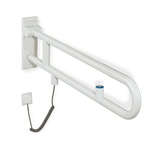 Hewi 801 Bras de support en E 801.50.75086 700 mm, sable, bouton affleurant