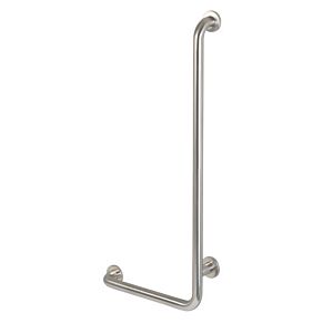 Hewi 805 Inox coudée 805.22.110L Inox satinée, version gauche, 400 x 900 mm